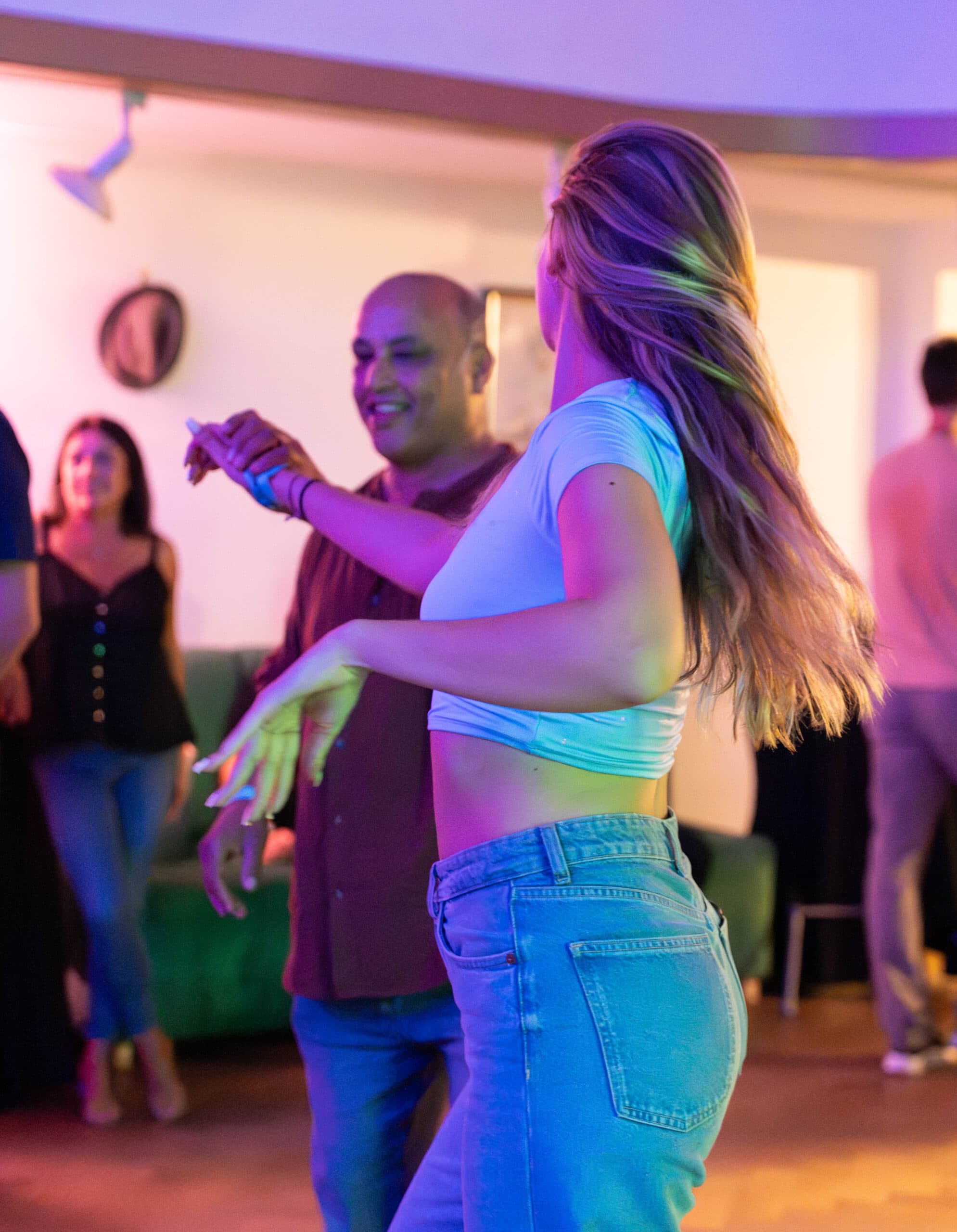 Cours de bachata chez O'Dance Events, photo du shooting de l'école